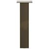 vidaXL Coffee Table Leg Natural Steel Powder-coated steel 16.5 in