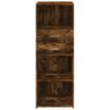 vidaXL Highboard Smoked oak Engineered wood Medium Highboard