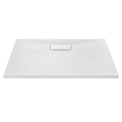 vidaXL Shower Base Tray SMC White 35.4"x31.5"