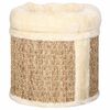 vidaXL Cat House Beige Flakeboard, Seagrass, Plush Small Nice Design