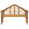 vidaXL Patio Queen Bench with Cushion 53.1 " Solid Acacia Wood