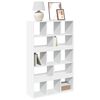 vidaXL Bookcase White Engineered Wood Large Bookcase Rectangular