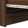vidaXL Sideboard Brown Oak Engineered Wood Medium Sideboard
