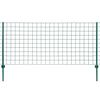 vidaXL Euro Fence Steel 65.6x4.9' Green
