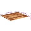 vidaXL Table Top Variable natural wood tones Solid Acacia Wood