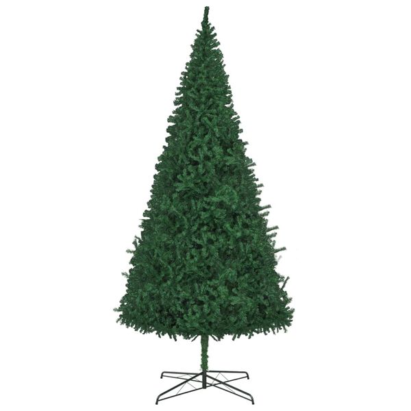 vidaXL Christmas Tree Green PVC Extra large Christmas Tree Cone-shaped