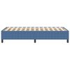 vidaXL Box Spring Bed Blue 35.4" x 78.7" Corduroy fabric