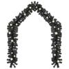vidaXL Garland Black PVC 32.8 Feet Christmas Garland Other