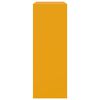 vidaXL Sideboard Mustard Yellow Cold-rolled Steel 26.4x15.4x42.1 in
