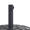 vidaXL Parasol Base Black Polyethene and Concrete Large