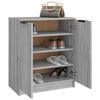 vidaXL Shoe Cabinet Grey Sonoma Engineered Wood Medium Doors