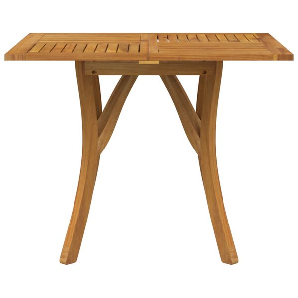 vidaXL Garden Table Brown Solid Acacia wood 33.5x33.5x29.5 in Durable