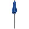 vidaXL Garden Parasol Azure blue Fabric (100% polyester) 78.7 in diameter