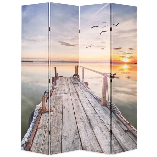 vidaXL Folding Room Divider 63.0x66.9" Lake