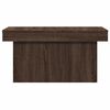 vidaXL Coffee Table Brown Oak Engineered Wood Medium Sliding Top