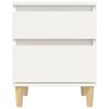 vidaXL Bedside Cabinet Set of 2 White