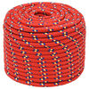 vidaXL Boat Rope Red 0.55 " 328.1 ' Polypropylene