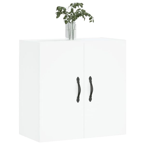 vidaXL Wall Cabinet White Engineered Wood Medium Wall Cabinet