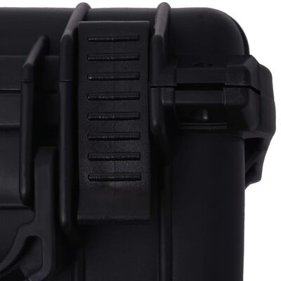 vidaXL Protective Equipment Case 10.6"x9.7"x4.9" Black