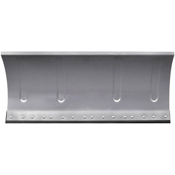 vidaXL Snow Plow Blade Silver Steel and rubber Large Height-Adjustable