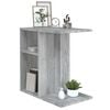 vidaXL Side Table Grey Sonoma Engineered wood 19.7x11.8x19.7 in