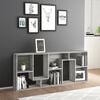 vidaXL Book Cabinet Grey Sonoma Engineered Wood Tall Book Cabinet