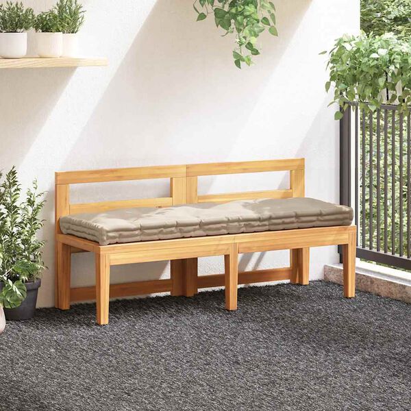 vidaXL Pallet Cushion Beige 100% cotton and filling cotton mix