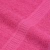 vidaXL Guest Towel Set of 4 Pink 100% Cotton 11.8 x 19.7 in