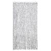 vidaXL Insect Curtain Light and Dark Grey 39.4x86.6" Chenille