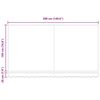 vidaXL Awning Replacement Fabric Cream 157.5"x 78.7" Canvas