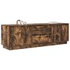 vidaXL TV Cabinet Smoked Oak Engineered Wood Large Stylish Rectangular