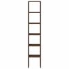 vidaXL Bookcase Set of 2 Brown Oak Engineered wood Medium Stackable