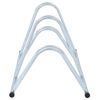 vidaXL Bicycle Stand for 4 Bikes Floor Freestanding Galvanized Steel