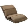 vidaXL Floor Chair Taupe Microfiber (100% polyester) with foam filling
