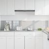 vidaXL Kitchen Backsplash 2 pcs Light Grey 39.37 x 15.75 in