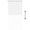 vidaXL Roller Blind White 100% Polyester 25.6x59.1 in