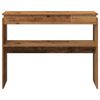 vidaXL Console Table Old wood Engineered wood Slim Console Table