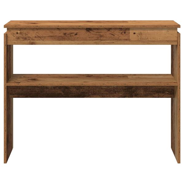 vidaXL Console Table Old wood Engineered wood Slim Console Table
