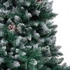 vidaXL Artificial Christmas Tree with LEDs&Ball Set&Pinecones 59.1"