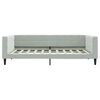 vidaXL Day Bed Light Gray