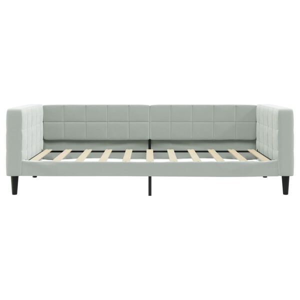 vidaXL Day Bed Light Gray