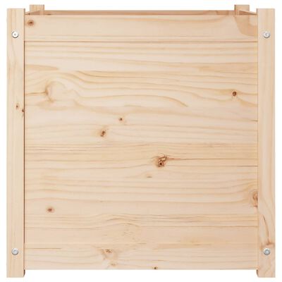 vidaXL Garden Planter 23.6"x23.6"x23.6" Solid Wood Pine