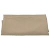 vidaXL Replacement Fabric Taupe 100% Polyester 137.8 in Diameter