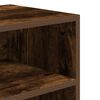 vidaXL Book Cabinet Smoked Oak Engineered Wood Medium Book Cabinet