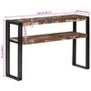vidaXL Console Table Natural Wood Solid reclaimed wood, powder-coated iron