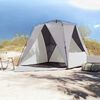 vidaXL Beach Tent 4-Person Gray Quick Release Waterproof