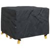 vidaXL Furniture Cover Plain Black 39.37 x 39.37 x 27.56 in 420D