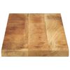 vidaXL Table Top Natural Solid rough mango wood Medium Durable