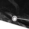 vidaXL Garden Furniture Cover Black Polyethylene Large UV-resistant