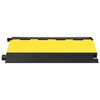 vidaXL Cable Protector Ramp with 5 Channels 35.4 " Rubber